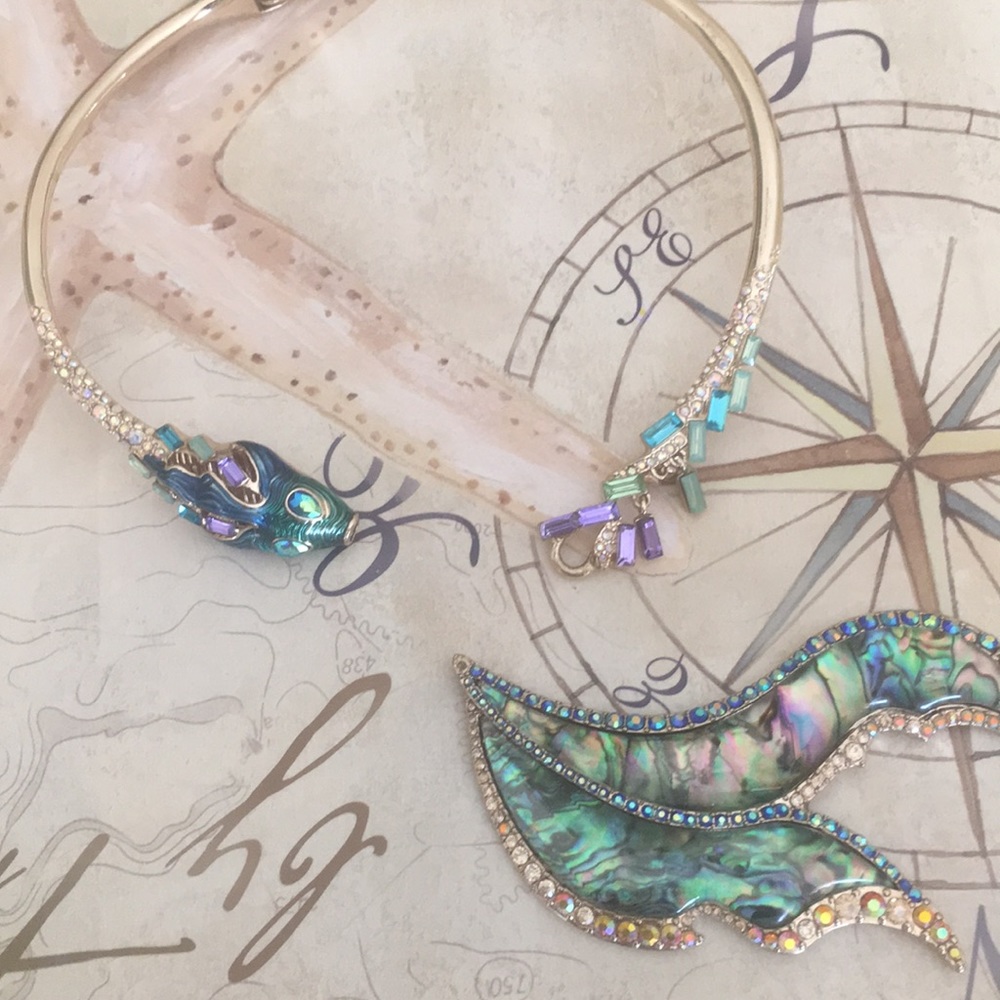 Betsey johnson fish necklace